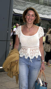 Claire Sweeney Busty Candids